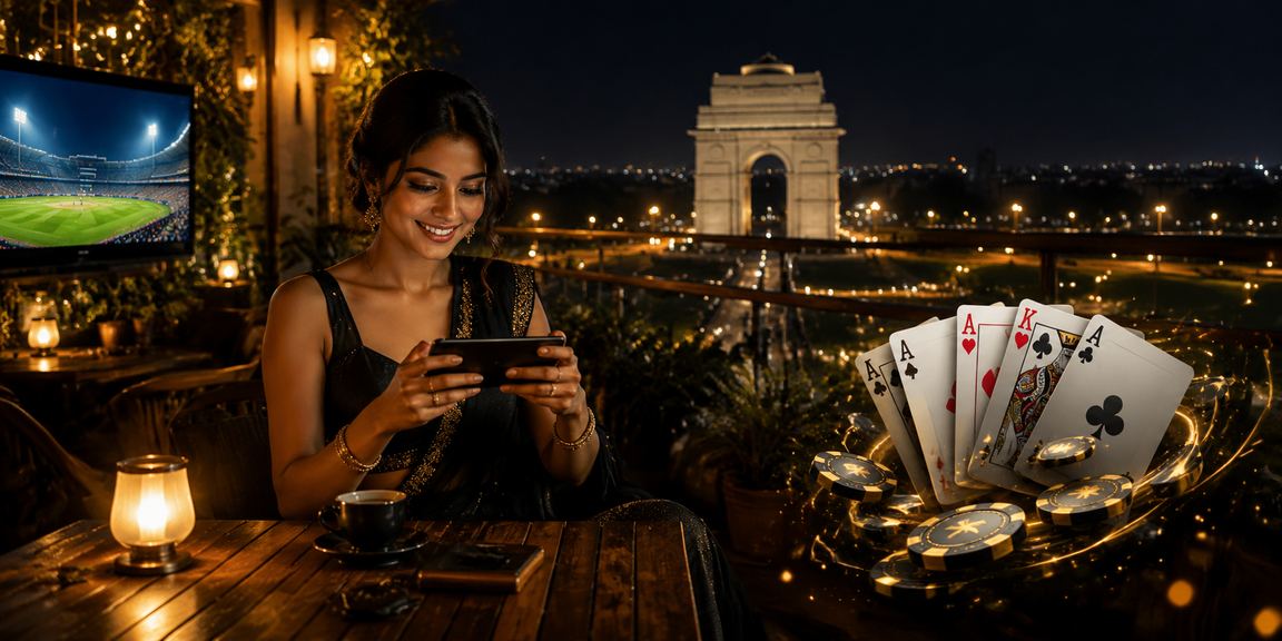 Player registering on mobile in front of India Gate Delhi